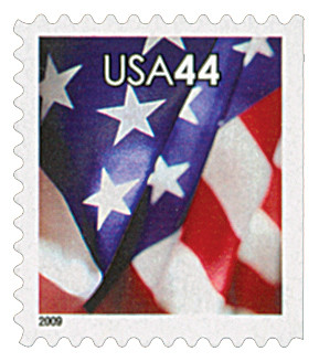 4396 - 2009 44c US Flag, Booklet Single - Mystic Stamp Company
