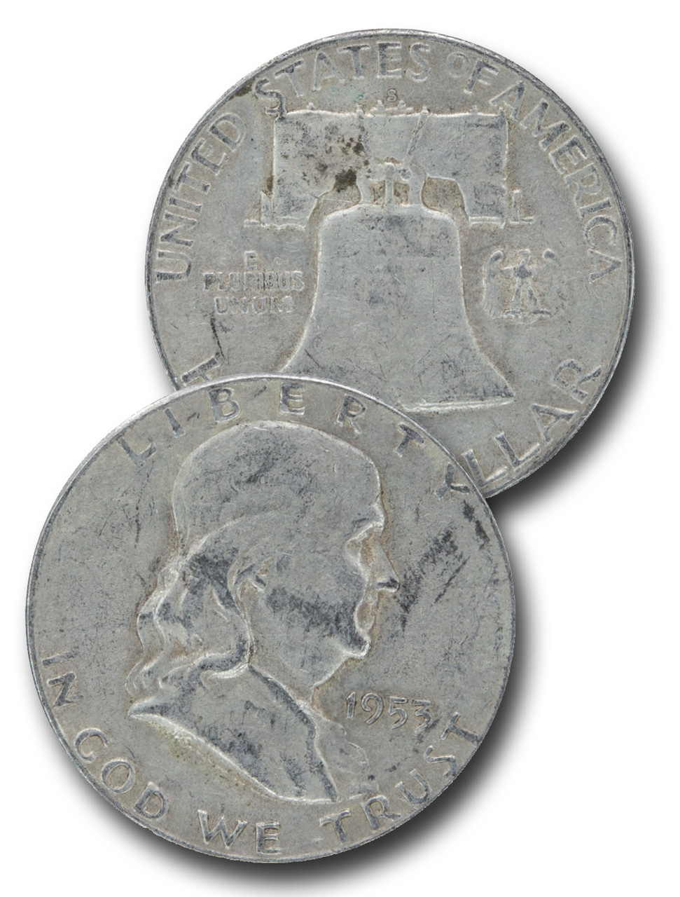 CH-953S - 1953-S Benjamin Franklin Half Dollar - Mystic Stamp Company