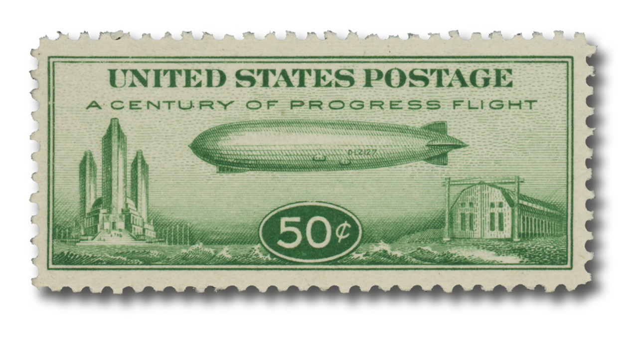 mispiga　ASKAPREMIUM SYMPHONICCONC2018 C18 - 1933 50c Century of Progress Issue - Mystic Stamp Company