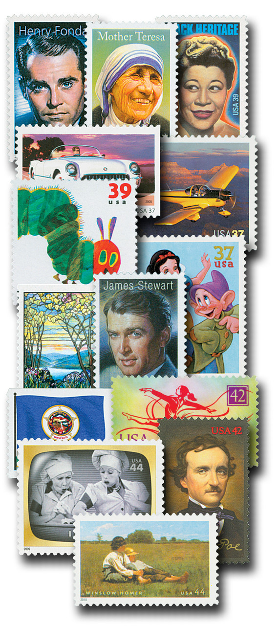 切手10 3895a//4481 - 2005-10 Commemorative Stamps, Set of 332 - Mystic
