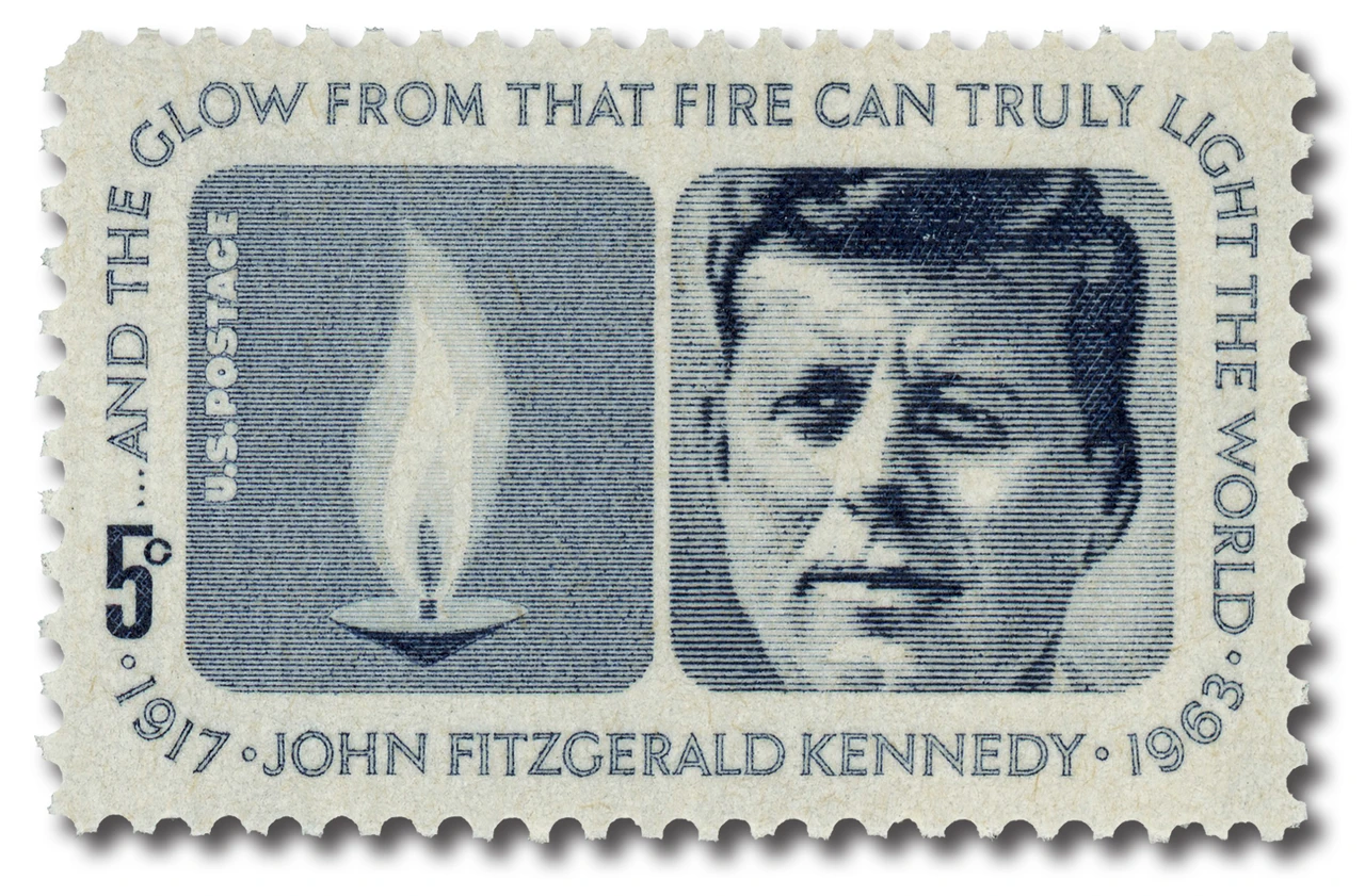 ジョン・F・ケネディ 5セント 切手 1964年 1246 - 1964 5c Kennedy Memorial - Mystic Stamp Company