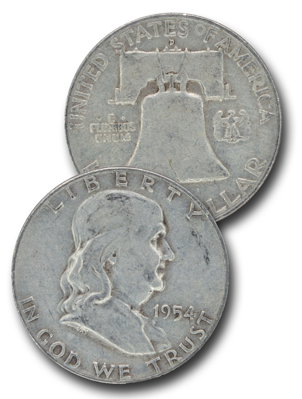 CH-954D - 1954-D Benjamin Franklin Half Dollar - Mystic Stamp Company