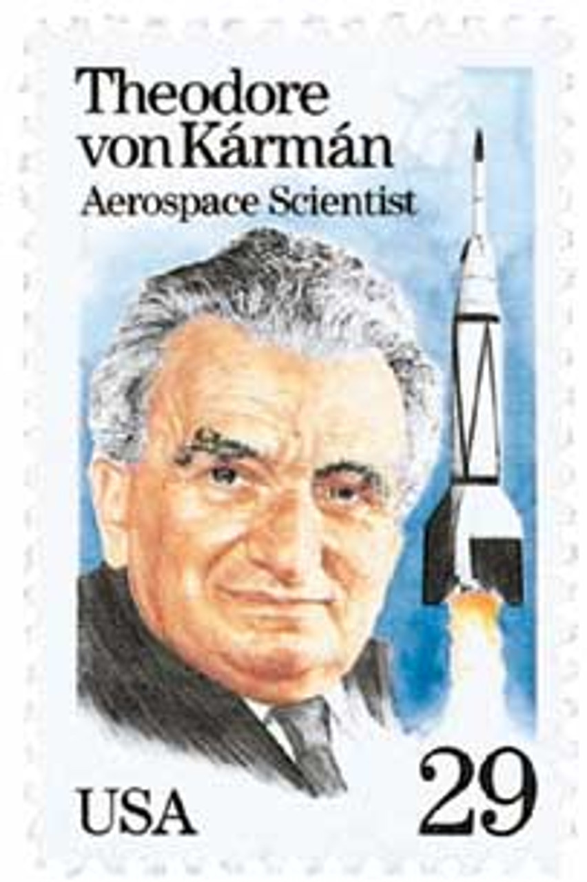 コレクション 1992 Commemorative Stamp Collection 2699 - 1992 29c Dr. Theodore von Karman - Mystic Stamp Company