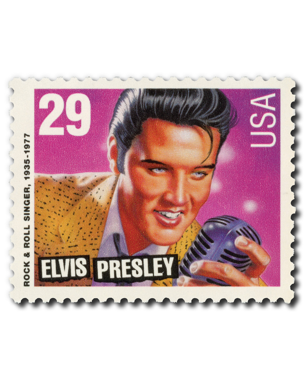 2724 - 1993 29c Legends of American Music: Elvis Presley - Mystic