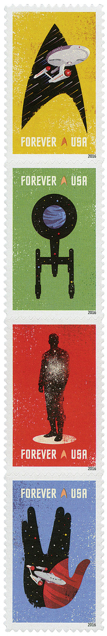スタートレック　切手その1　Star Trek postage stamp スタートレック 切手その1 Star Trek postage stamp Star Trek