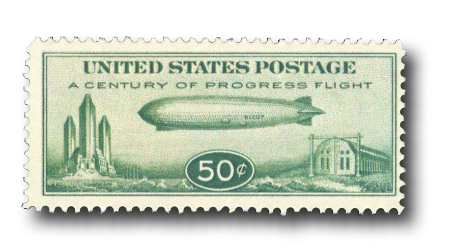 C18Repro - 1933 50c Century of Progress (C18) Reproduction