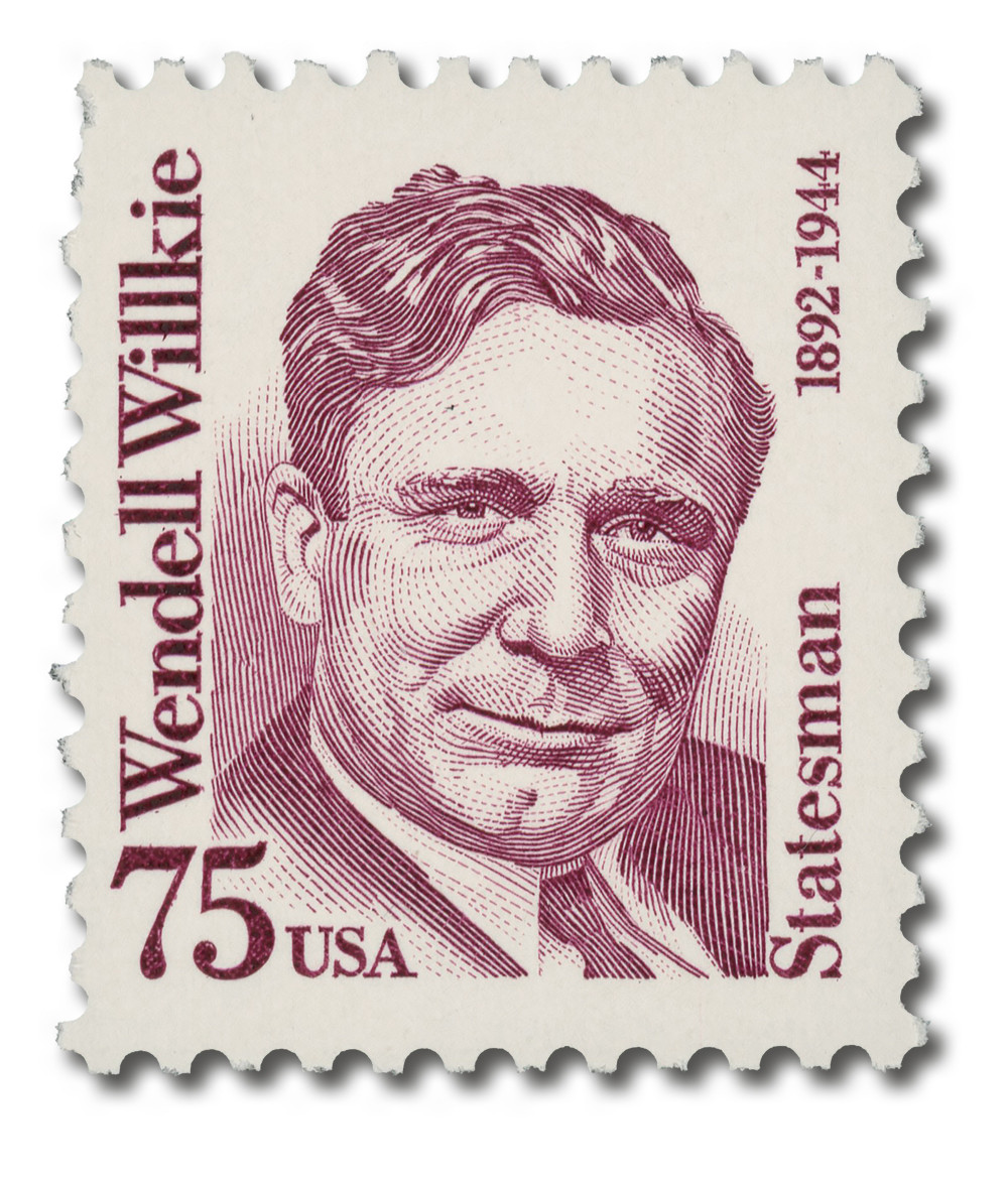 2192 - 1992 75c Great Americans Series: Wendell Willkie - Mystic