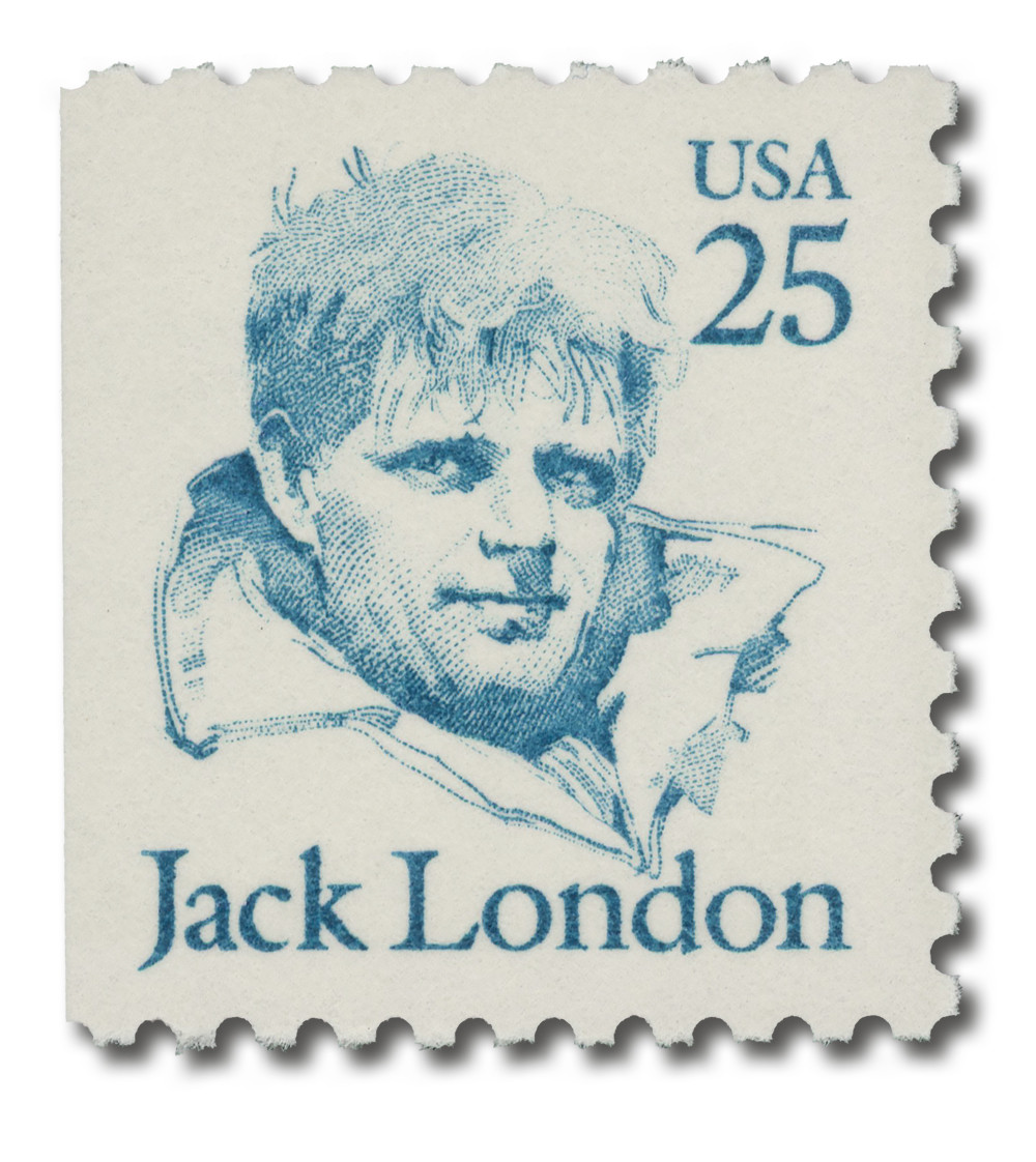 2197 - 1988 25c Great Americans Series: Jack London, Booklet