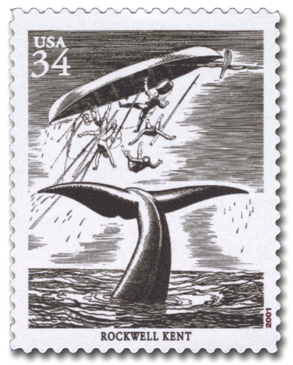 3502q - 2001 34c American Illustrator: Rockwell Kent - Mystic