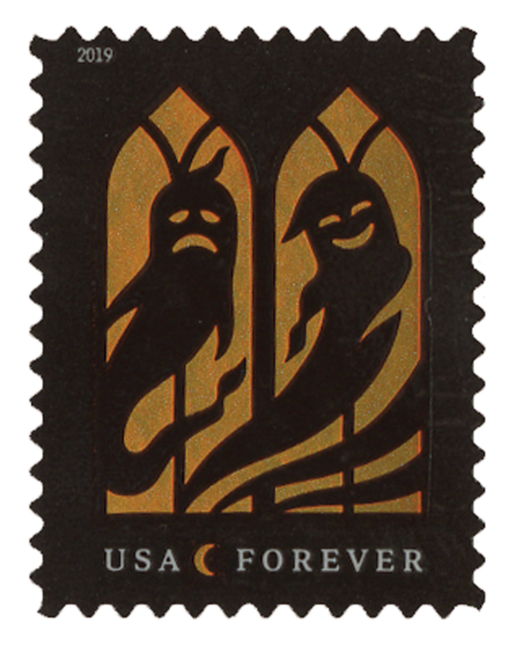 5421 - 2019 First-Class Forever Stamp - Spooky Silhouettes: Ghosts 5421 - 2019 First-Class Forever Stamp - Spooky Silhouettes: Ghosts