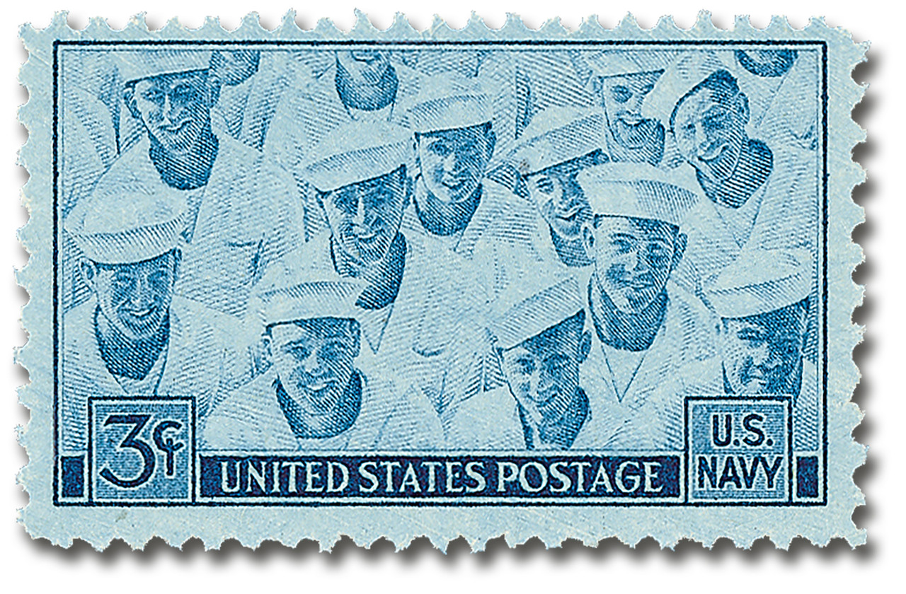 935 - 1945 3c US Armed Forces: Navy - Mystic Stamp Company