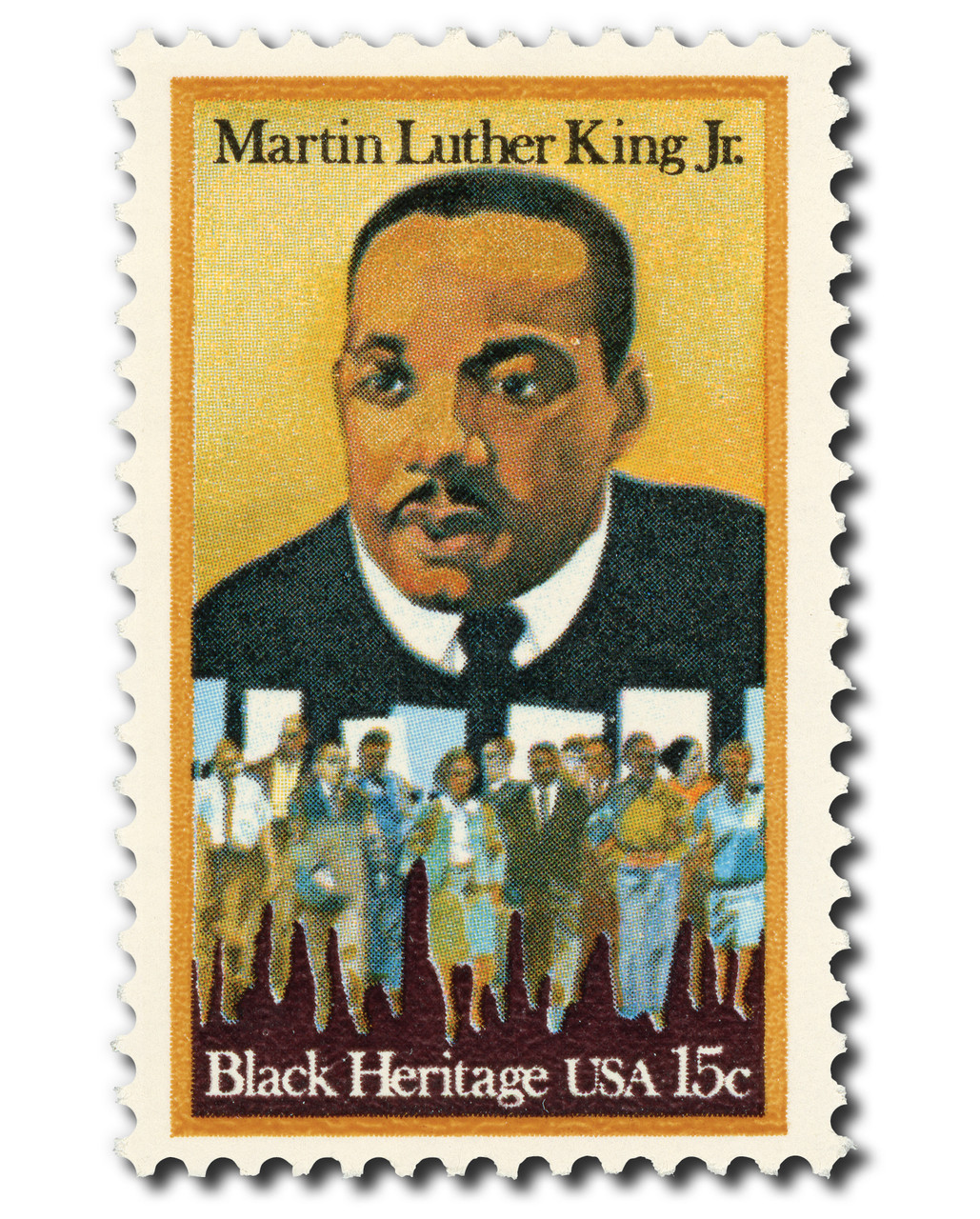 1771 - 1979 15c Black Heritage: Martin Luther King Jr. - Mystic