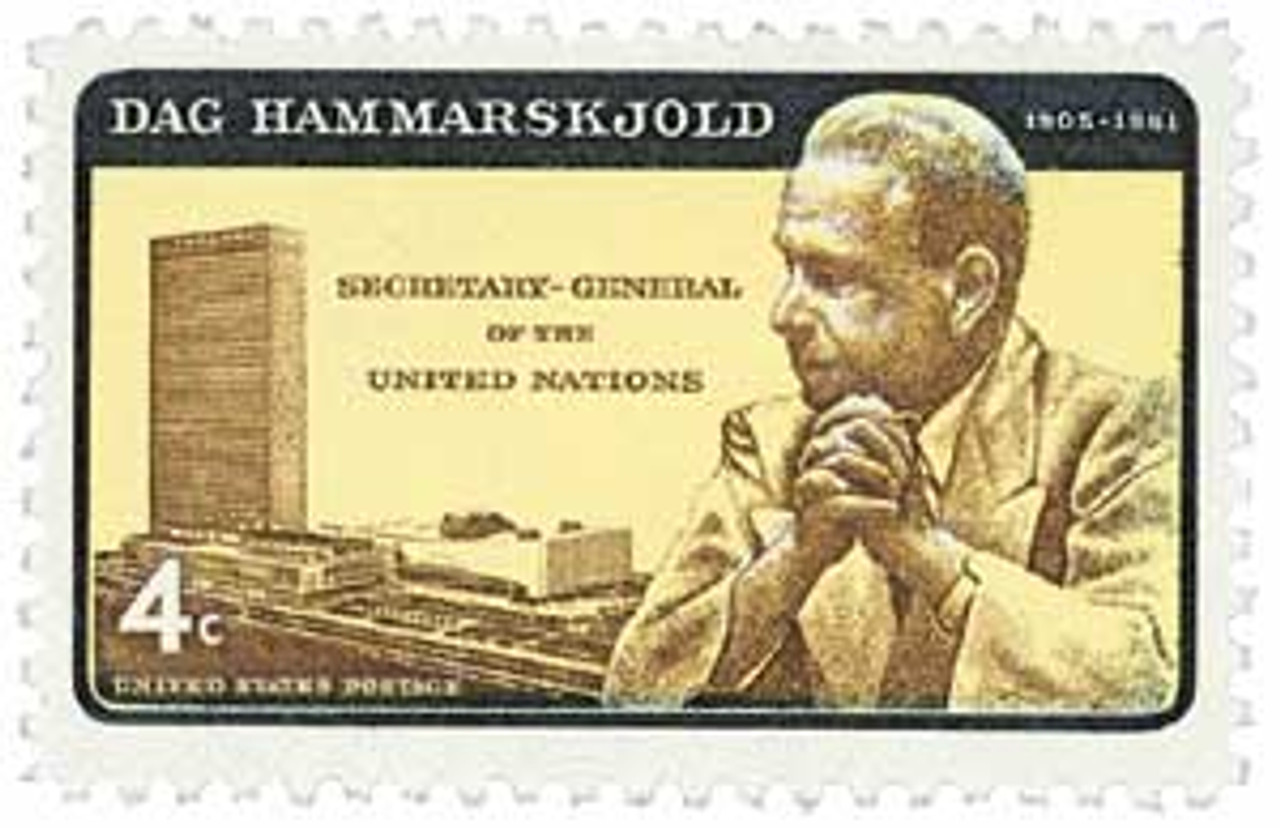 1203 - 1962 4c Dag Hammarskjold - Mystic Stamp Company