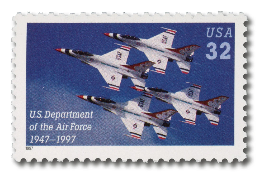 3167 - 1997 32c US Department of the Air Force - Mystic Stamp Company