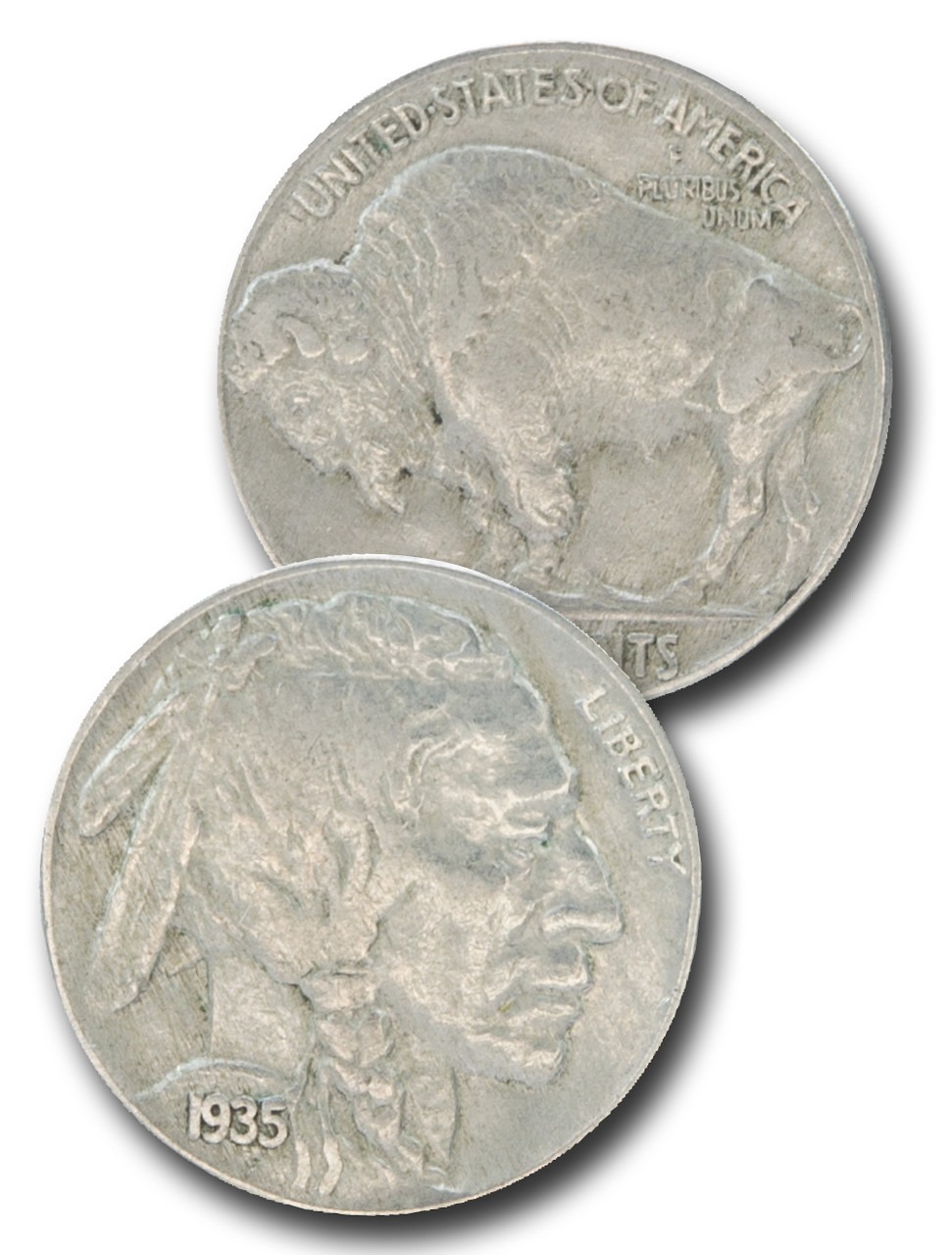 CN-935 1935 Buffalo Nickel Mystic Stamp Company