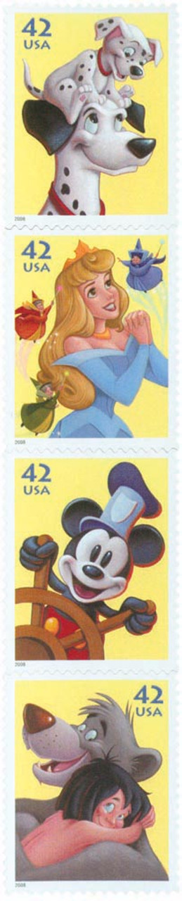 4342-45 - 2008 42c The Art of Disney: Imagination - Mystic