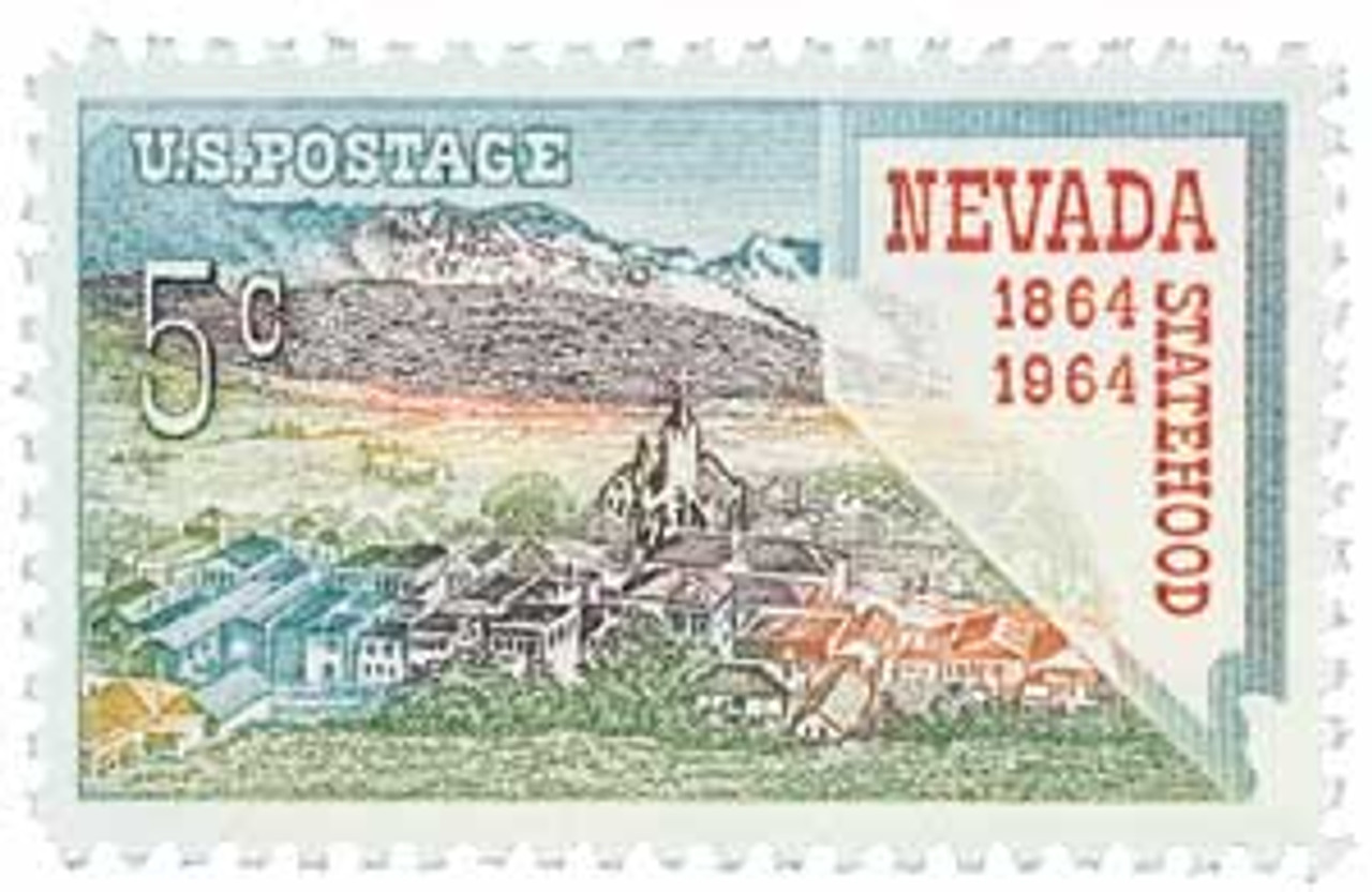 1248 - 1964 5c Nevada Statehood 1248 - 1964 5c Nevada Statehood