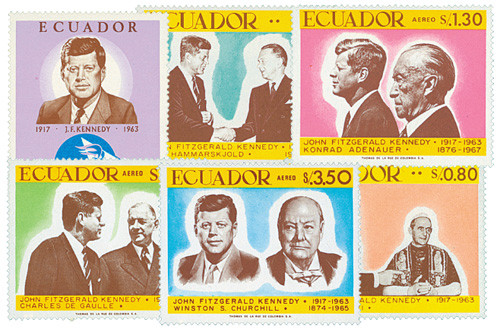 Ecuador 1967 John F. Kennedy, World Leaders Series
