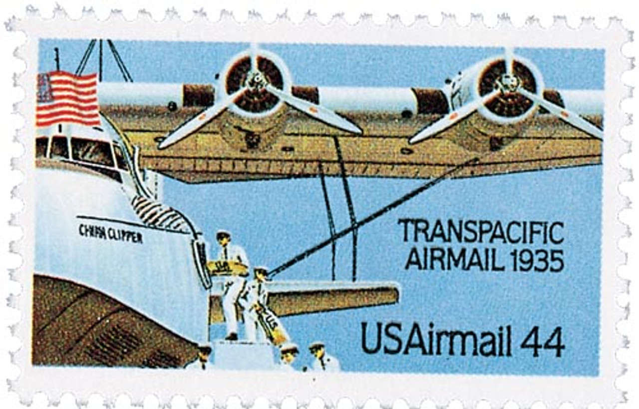 C115 - 1985 44c Transpacific Airmail - Mystic Stamp Company