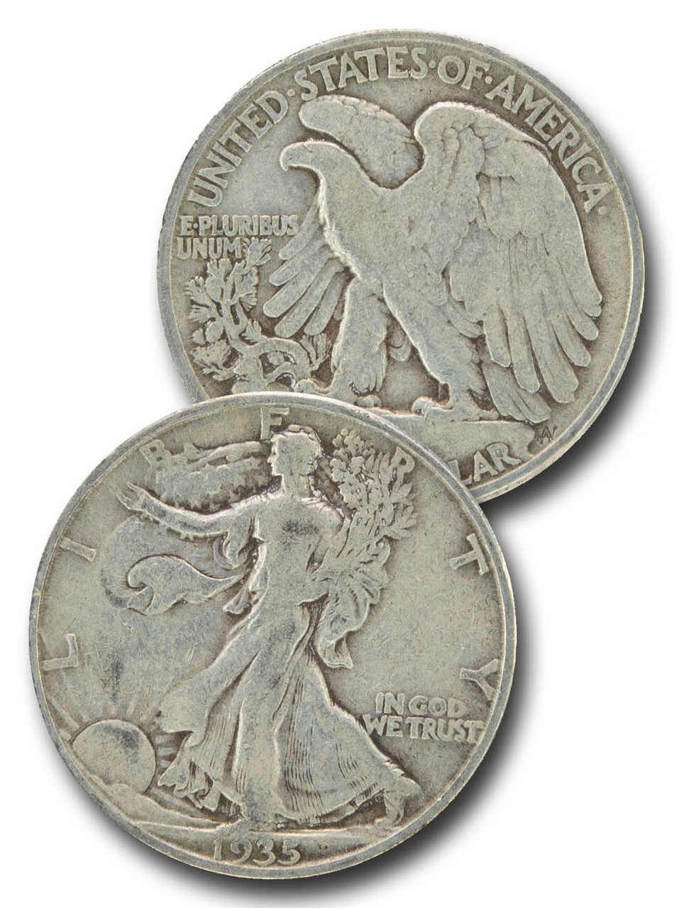 CH-935D - 1935-D Walking Liberty Half Dollar - Mystic Stamp Company