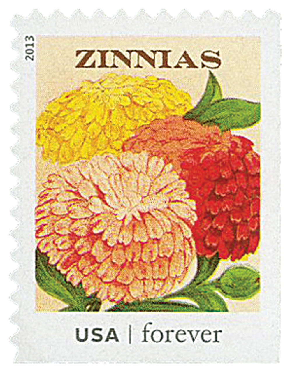 4759 - 2013 First-Class Forever Stamp - Vintage Seed Packets