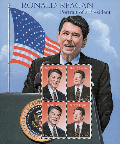 邦楽 president M8348 - 2004 President Ronald Reagan - Mystic Stamp Company