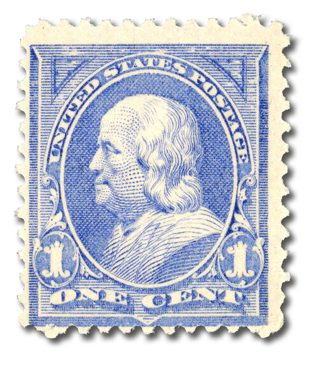コレクション One Penny Stamps Oka-Sa Graphic Art | Ms Penny Money - Light Blue Reworked