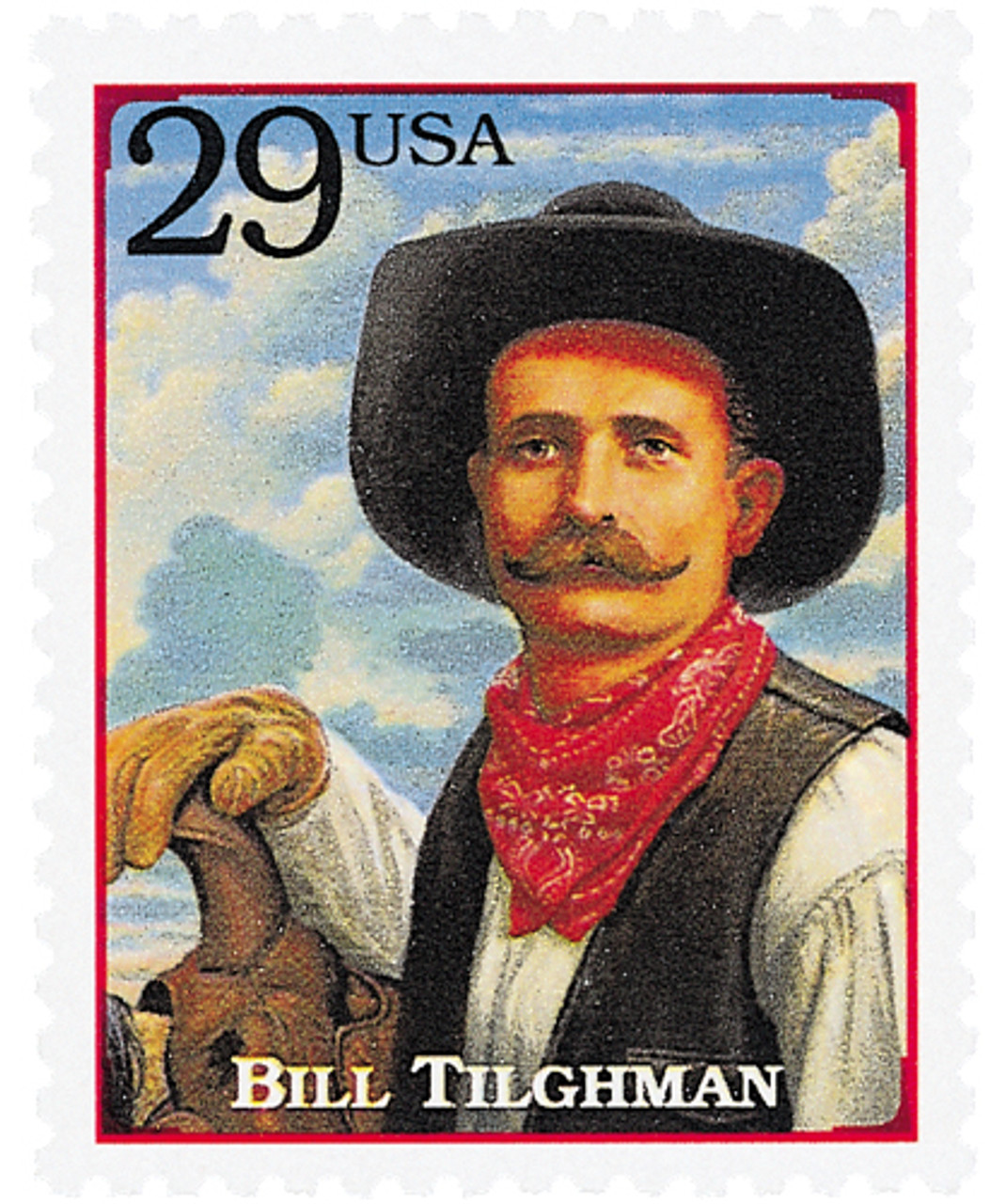 2869r - 1994 29c Legends of the West: Bill Tilghman - Mystic
