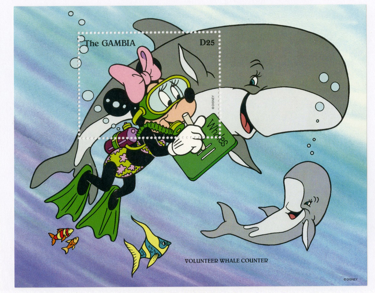 MDS287C - 1996 Disney Friends Helping Others, Mint Souvenir Sheet