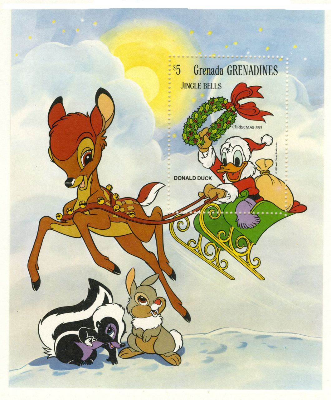 MDS334B - 1983 Disney & Friends Celebrate A Jingle Bells Christmas