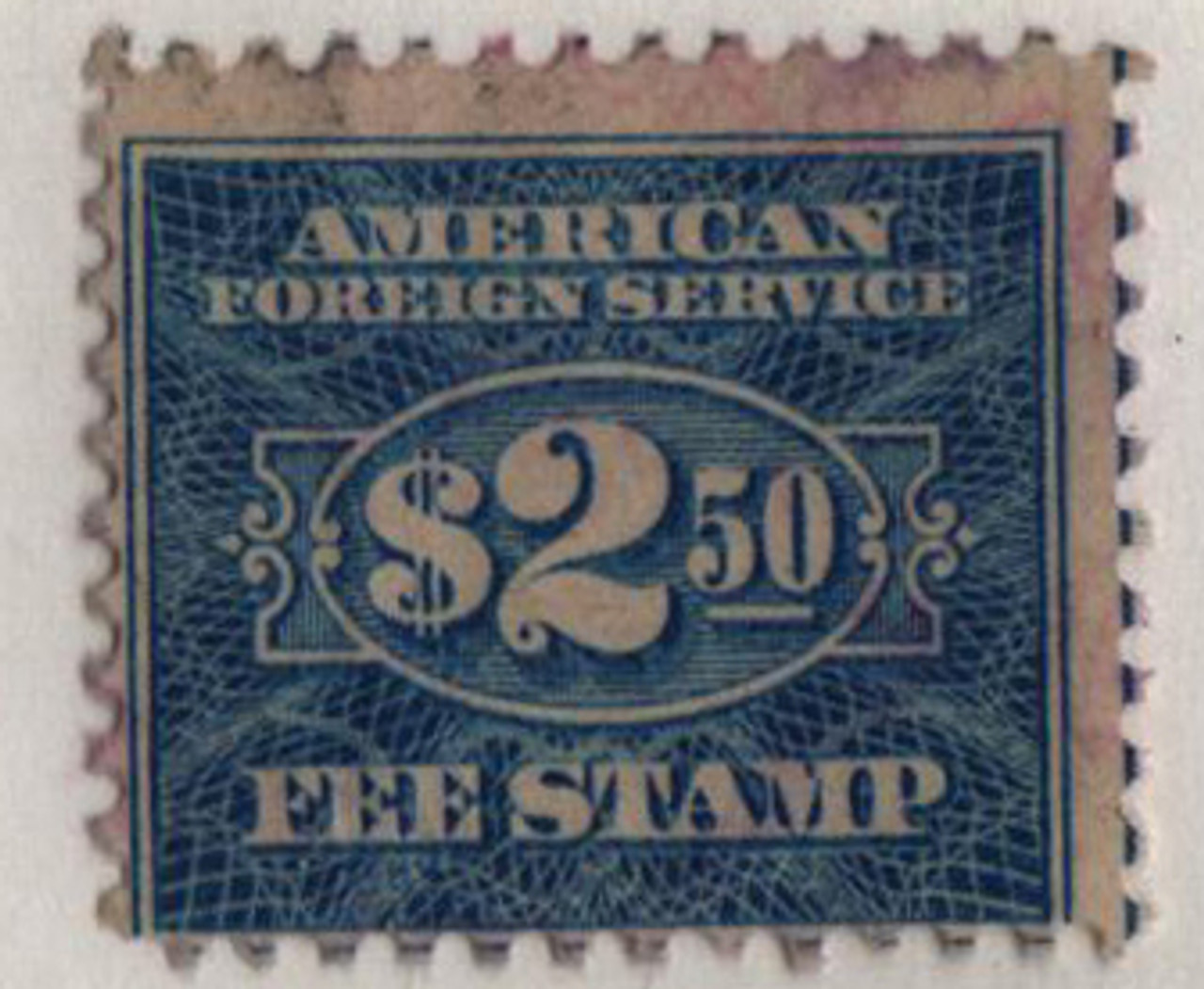 RK36a - 1925-52 $2.50 Consular Service Fee,ultra - Mystic