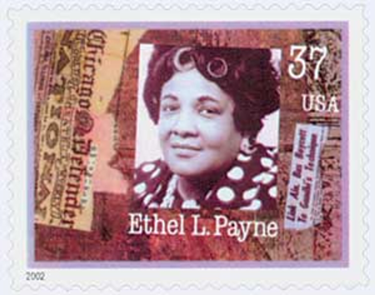 3667 - 2002 37c Women in Journalism: Ethel L. Payne