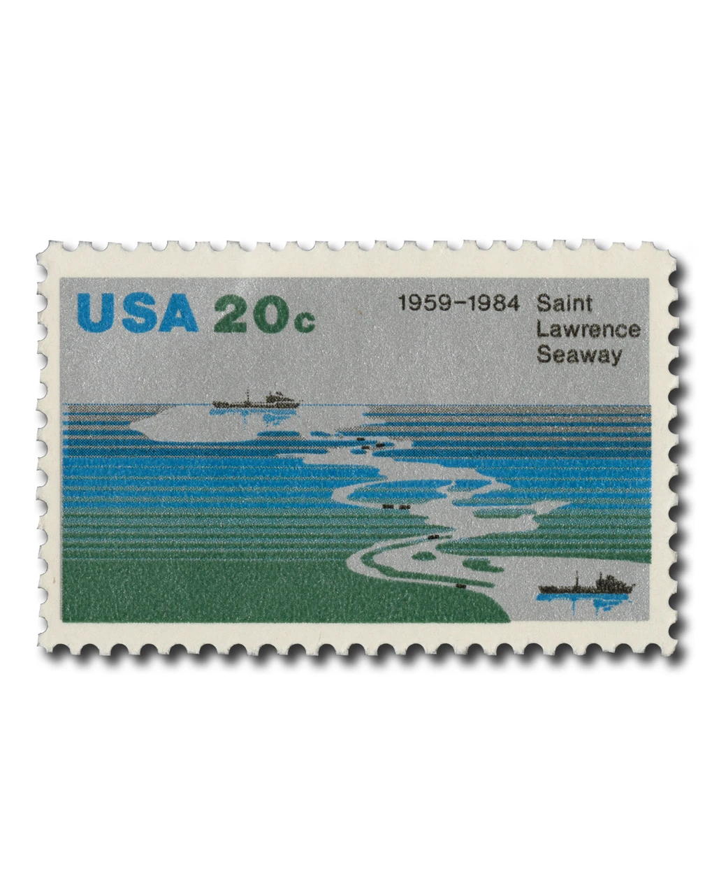 2091 - 1984 20c Saint Lawrence Seaway