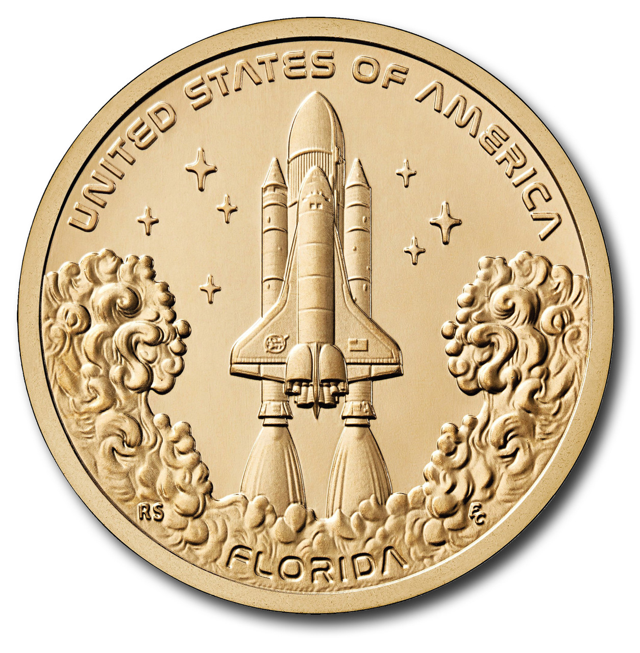 CAI055 - 2025 $1.00 American Innovation - NASA Space Shuttle, Florida, Denver Mint