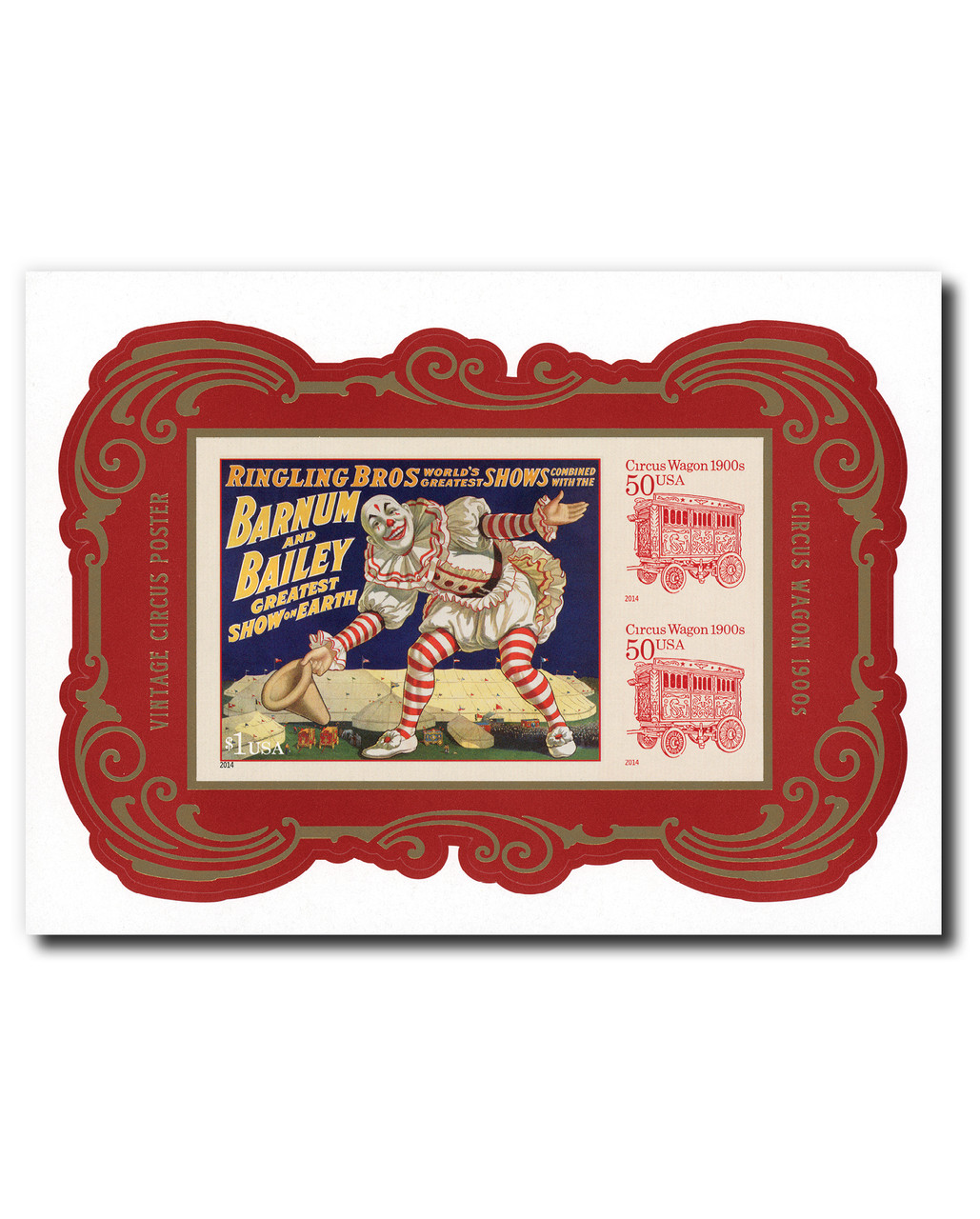 4905c - 2014 $2.00 Circus Souvenir Sheet