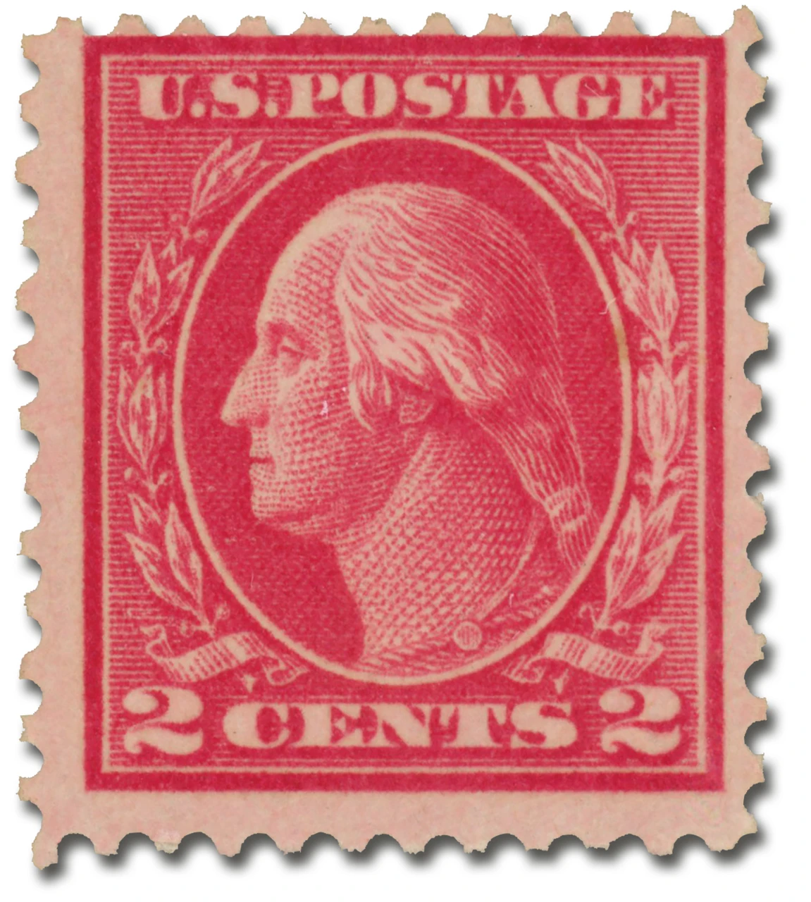 500 - 1919 2c Washington, Deep Rose, Unwatermarked, Type Ia, Perf. 11