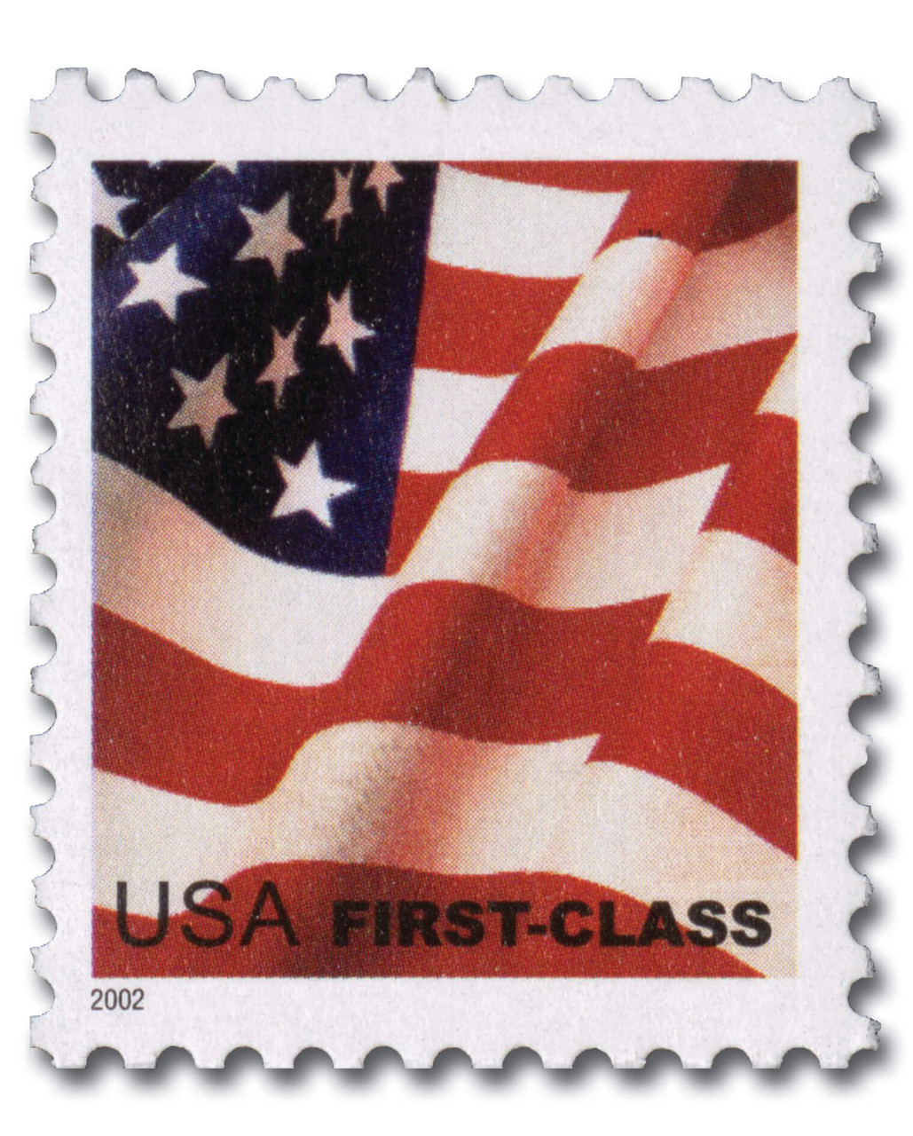 3620 - 2002 37c Flag, Non-Denominated, Perf. 11.25 x 11 - Mystic