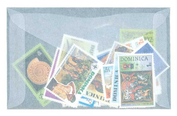 HS205 - 100 #4 1/2 Glassine Envelopes, 3 1/8" x 5 1/16"