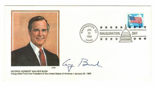 IC 1989 - 1989 Inauguration Cover - President George H.W. Bush