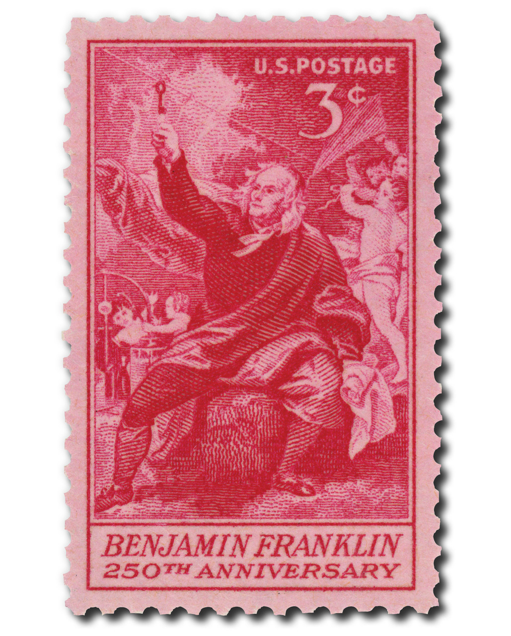 1073 - 1956 3c Benjamin Franklin - Mystic Stamp Company