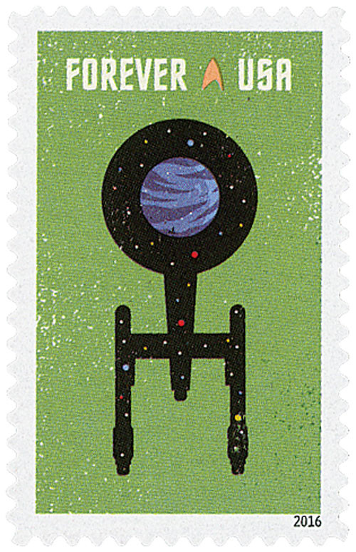 5134 - 2016 First-Class Forever Stamp - Star Trek: Starship
