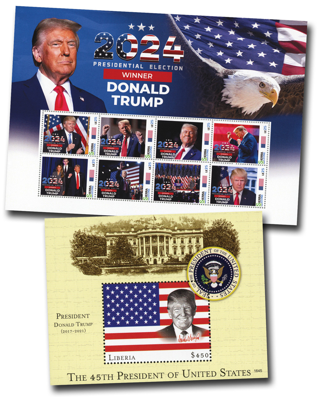 LZ240 - Donald Trump Stamps