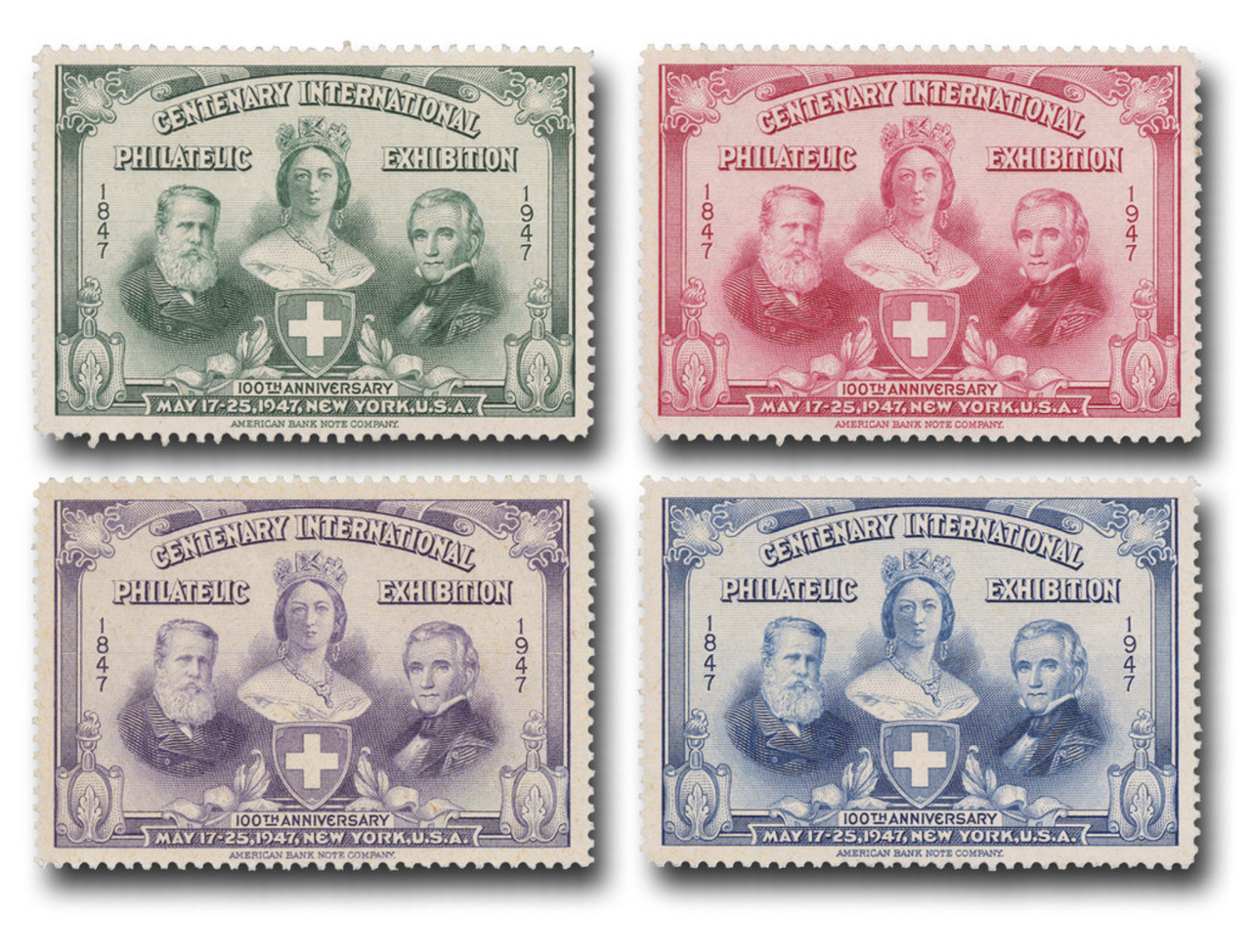 MA2119 - 1947 International Philatelic Exhibition Poster Stamps