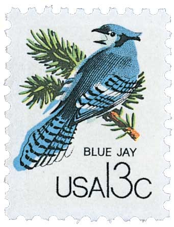 1757d - 1978 13c CAPEX Wildlife: Blue Jay