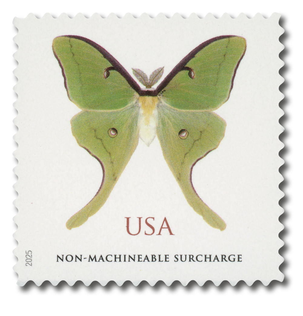 luna 様 6031 - 2025 $1.27 Luna Moth - Mystic Stamp Company
