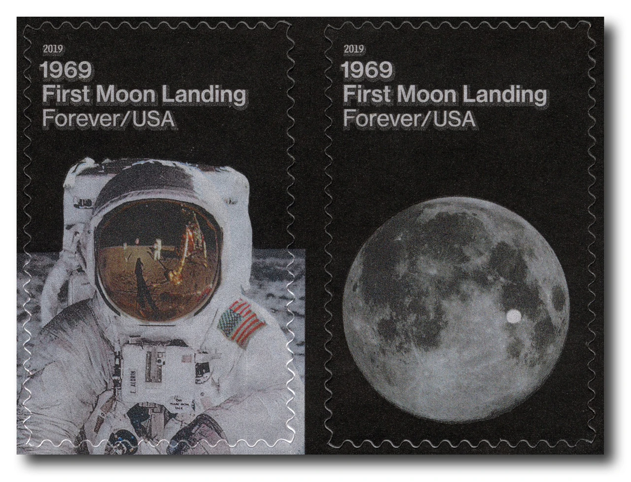5399-5400 - 2019 First-Class Forever Stamp - First Moon Landing
