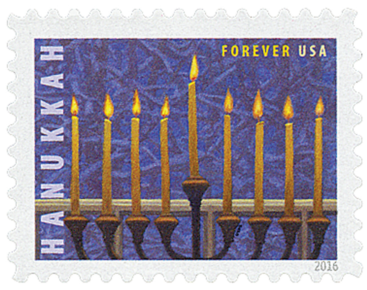5153 - 2016 First-Class Forever Stamp - Hanukkah