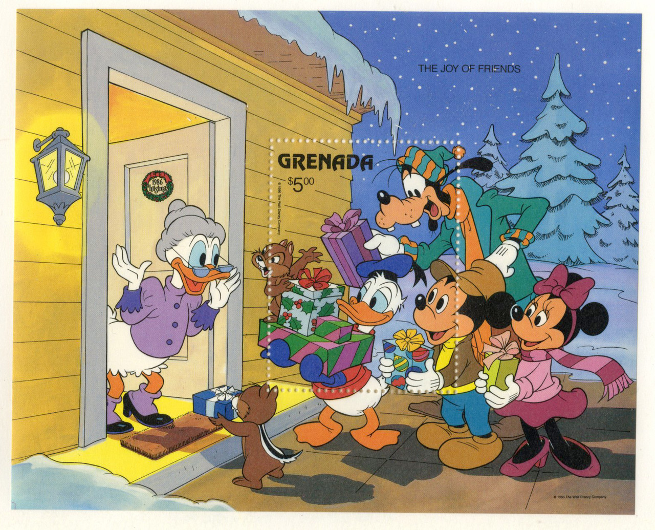 MDS310B - 1986 Disney and Friends Celebrate Christmas, Mint