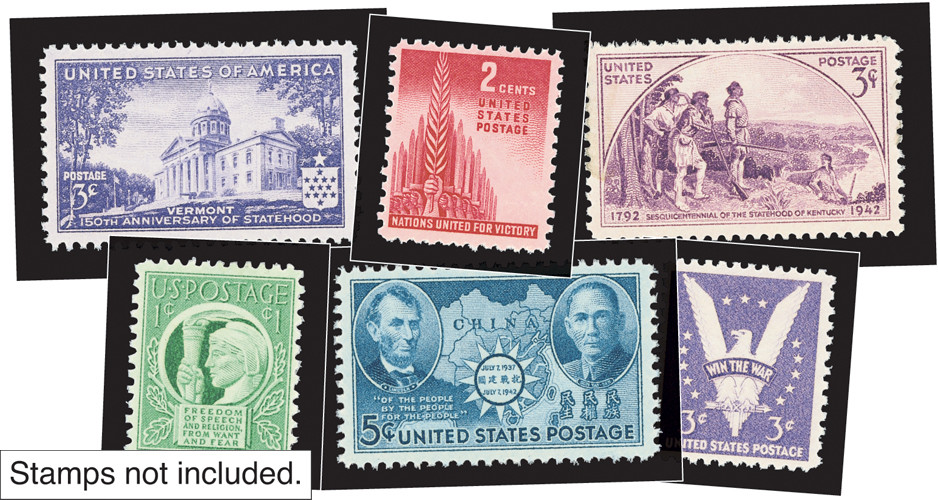 MM2279 - 1941-43 Year Set Mounts (6)