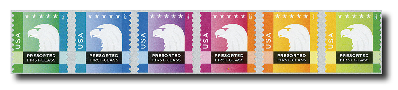 5013-18 - 2015 25c Spectrum Eagles - Mystic Stamp Company